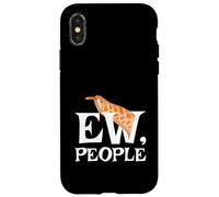 Ew People Reptile Lover Hoggy Introvert Funny Hognose Snake Case for iPhone X/XS