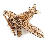EWA Eco-Wood-Art - 3D Wooden Puzzle for Teenagers and Adults - Aeroplane DIY Kit, Self-Assembly, No Glue Required - 346 Pieces