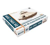 EWA Eco-Wood-Art - DA VINCI TANK - Three-dimensional mechanical wooden puzzle - Puzzle for adults and children - Assembly without glue - 363 pieces.