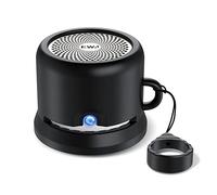 EWA Magnetic Silicone Case A106 Pro mini Bluetooth Speaker, Carrying Travel Case with Lanyard, Built-in Strong Magnet, Easy to Attached on Metal Surface, Compatible with iPhone 12/13 (Black)