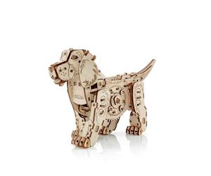 EWA Wind-Up Puppy Dog Top-Grade Plywood 3D Mechanical Model Construction Kit. Pre-Cut Design. DIY Assembly. 246 Pieces. Complexity level 3 out of 5. Suitable for 14+ Years., natural