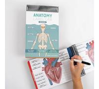 EWAIDI Anatomy Label Lab Workbook, Creative Human Anatomy Busy Book, Physiology Study Tools, 100+ Full-Color Dry-Erase Pages, for Medical School Students, Doctors, Nurses (Green)