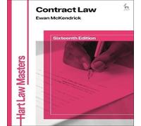 Ewan McKendrick Contract Law Paperback Book Ewan McKendrick Multicolor