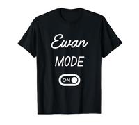 Ewan Mode On Name Value Graphic T-Shirt, Men, Black, S
