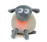 Sweet Dreamers, Ewan The Dream Sheep, Grey - Baby White/Pink Noise Machine and Sleep Aid with Night Light