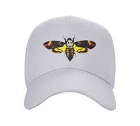 EWASDACCS Personalized Silence of The Lambs Baseball Cap for Men Women Breathable Surreal Death Moth Dad Hat Outdoor Snapback Caps