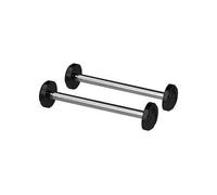 ewatchaccessories 28mm Silver with Black Watch Band Push Pin Bar Rod for Strap Lug Link