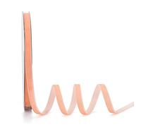 Ewaymado Peach Velvet Ribbon 3/8 Inch x 20Yd,Great for Gift Wrapping,Hair Bows,Christmas,Wedding Party Decoration(3/8" Peach)