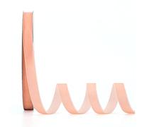 Ewaymado Peach Velvet Ribbon 5/8 Inch x 20Yd,Great for Gift Wrapping,Hair Bows,Christmas,Wedding Party Decoration(5/8" Peach)