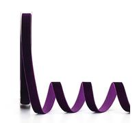 Ewaymado Purple Velvet Ribbon 5/8 Inch x 20Yd,Great for Gift Wrapping,Hair Bows,Christmas,Wedding Party Decoration(5/8" Purple)