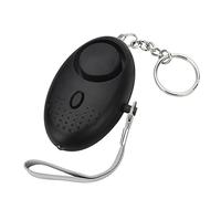 Ewayz Personal Alarm, Security Keychain With LED Flashlight 140DB Loud Police Approved Self Defense Rape Safety for Women Girls and Elders (Black), AR-123