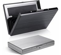 Ewayz RFID Metal Aluminum Credit Card Holder Protector Wallets, Business Card Cases & Money Organisers, Mens Gifts Travel Cards Wallets, Block Identity Thieves Anti-Scan Gifts for Men Case