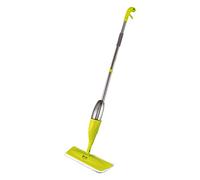 Ewbank 5PKUK 5 in 1 Universal Spray Mop Set, Easy Fill 380ml Liquid Container, Lightweight, Interchangable Heads Hard Floor Sweeper, Microfiber Pad, Triangle Head, Flat Head, Green
