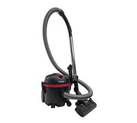 Ewbank EW4001 DV6 Dry Drum Vacuum Cleaner, 6 Litre Dust Container, Extra Long 8 m Power Cord, High efficiency floor brush, On-board tool storage, Black/Red
