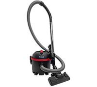 Ewbank EW4001 DV6 Dry Drum Vacuum Cleaner, 6 Litre Dust Container, Extra Long 8 m Power Cord, High efficiency floor brush, On-board tool storage, Black/Red