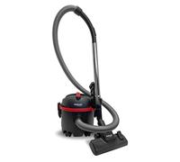 Ewbank EW4001 DV6 Dry Drum Vacuum Cleaner, 6 Litre Dust Container, Extra Long 8 m Power Cord, High efficiency floor brush, On-board tool storage, Bla