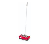 Ewbank 830UKR Evo3 Manual Carpet Sweeper, Lightweight Multi Surface Cleaner with High Level Pickup both Forwards and Backwards, Durable Long-Life Synthetic Brushes, Red