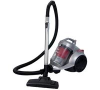 Ewbank EW3130 MOTION2 Pet Cylinder Bagless Vacuum Cleaner, HEPA Filter to Trap Dust & Mould, 3 Litre Capacity, 700W, Floorhead Attachments, Silver/red