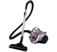 Ewbank EW3115 MOTIONLITE Bagless Cylinder Vacuum Cleaner, Washable HEPA Filter(H10), 1.5 Litre, 700W, Lightweight, Hose 1.5m, Hose: 1.5m, Telescopic Metal Tube, Silver/Red