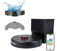 Ewbank EWVC04604 RV1AUTO Robot Vacuum Cleaner & Mop, 5000Pa Suction, Auto-Empty Dock, LiDAR Navigation, Wi-Fi App & Voice Control, 150 Min Runtime
