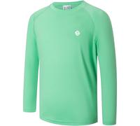Ewbob Kids UPF 50+ Long Sleeve Rash Guard Quick Dry Tops Mint Green 9-10Y