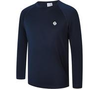 Ewbob Kids UPF 50+ Long Sleeve Rash Guard Quick Dry Tops Navy 13-14Y
