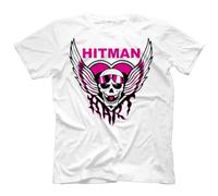EWDrtuiTG Bret The Hitman Hart - Hitman Hart T-Shirt White L