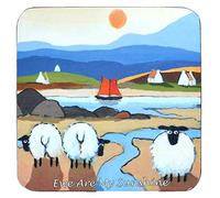Ewe Are My Sunshine Coaster by Thomas Joseph - Funny Sheep