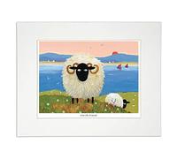 'Ewe Ok Friend' Mounted Print by Thomas Joseph - Sheep Art