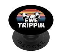 Ewe Trippin Sheep Animal Humor Farm Farmer Puns |- PopSockets Adhesive PopGrip