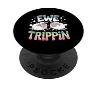 Ewe Trippin Sheep Animal Humor Farm Farmer Puns |- PopSockets Adhesive PopGrip