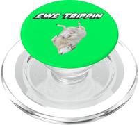 Ewe Trippin | Sheep Tripping falling Down Ewes PopSockets PopGrip for MagSafe
