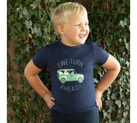 Ewe-Turn Ahead Collection T-Shirt by Little Knight Navy - Navy - 9-10 Years