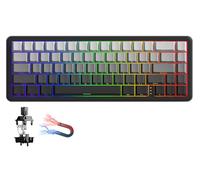 EWEADN Battle68 60% Gaming Keyboard Wired, Hall Effect Magnetic Switch Keyboards, Mechanical Keyboard Adjustable Actuation, 8K Polling Rate, Side Printed PBT Keycap, RGB Backlit, Panda Magnetic Switch
