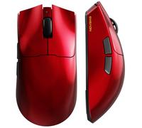 EWEADN S9 Pro Wireless Gaming Mouse, 59G Ergonomic Computer Mouse, Triple Modes, 8K Polling, 26K DPI, PAW3395 Optical Sensor, Kailh Switch, 250h Battery Life, Programmable for PC/Win/Mac(Red)