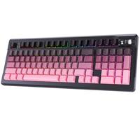 EWEADN X99 Wireless Mechanical Keyboard - 99 Keys, Three Mode Connectivity- BT5.0/2.4GHz/USB-C, Hot-Swappable PCB, Gasket Mount, 8000mAh Battery, PBT Double-Shot Keycaps, Berry Pink, Linear Switch