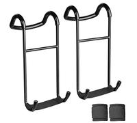 EWEGERT Dumbbell Spotter Hooks, Hold up to 250 lbs Heavy Duty Dumbbell Hooks for Dumbbell Bench Press, Safety Hanger for Hanging Dumbbells on Barbells for Chest & Shoulder Workouts，Pairs