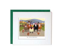 "Ewe'll Never Walk Alone" Mounted Greeting Card by Thomas Joseph - Liverpool Football - Sheep Card
