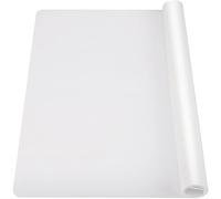 Ewen 27.6x19.5in 2mm Silicone Mats for Kitchen Counter, Thick Large Heat Resistant Non-Stick Silicone Placemat, Nonslip Workbench Mat Countertop Protector for Desk Crafts Air Fryer Pastry Translucent