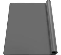 Ewen 31.6x23.5in Heat Resistant Mats for Countertop, 2mm Thick Extra Large Silicone Countertop Protector Mat for Baking Appliances Air Fryer Coffee Maker Kitchen Table Workbench Art Crafts Pad Gray