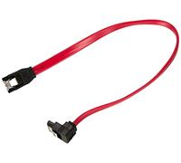 Ewent Cable SATA III SPEED 6 Gbits with Metal Clips, SATA L-Type red red 30 cm