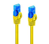 ewent Cat 5e Ethernet Cable 0.5 m, High Speed RJ45 Network Cable for Router, Modem, PC, Laptop, Smart TV, PS5, Xbox and Gigabit LAN Connections, U/UTP Patch Cable, Yellow