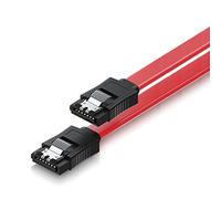 ewent EC1510 Cable SATA III SPEED 6 Gbits with Metal Clips, SATA L-Type red red 30 cm