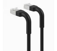 Ewent Ethernet Network Cable Cat.6A Slim 3 m, Patch Cable U/FTP RJ45 Male/Male, 100% Copper, 32AWG, High Speed 10 Gbit/s, Flexible PVC Sheath, Ultra Fast Internet Cable Black