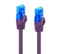 ewent Ethernet Network Patch Cat.5e U/UTP cable transmission up to 1Gigabit, 2 RJ45 connectors, PVC cable, CCA, AWG 26/7. Ideal for fiber optic transmission with Gigabit/LAN regi 0.5 m Violet