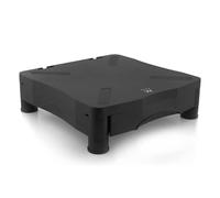ewent EW1280 Monitor Stand, Laptop Stand for Desk, Height Adjustable w/Drawer, Computer Stand, Monitor Riser, Small Printer Stand, Monitor Stand Riser for Home & Office