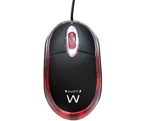 Ewent EW3174 Mini Optical Mouse, 1000dpi, 1.15m Cable