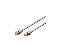 Ewent IM1073 - CAT 6 Patch Cable S/FTP Double Shielded/2 X RJ45 Connectors, 3 Mtr, Grey