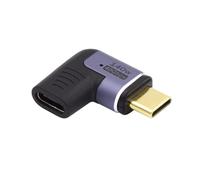 Ewent Magnetic USBC Adapter, 90° Magnetic USB C Male to Female C, 40Gbps USB4, PD 140W, Video 8K60Hz, for MacBook, iMac/iPad, Switch, Notebook, Tablet, iPhone 14 and USB C Devices