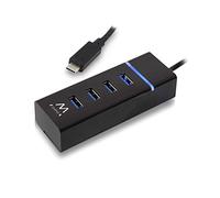 Ewent USB C Hub, 4 USB 3.1 Ports, USB 3.1 Power Port, USB C to USB OTG Adapter, USB Type C Hub For MacBook Air/Pro M2 M1, iPad Air/Pro, Surface Pro 8/7, Mac Mini, Galaxy S22, etc. - EW1137